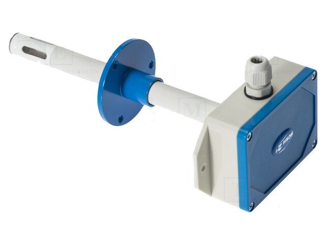 Omvormer: temperatuur en vochtigheid; Bereik: 0÷100% RH; 24VDC Omvormer: temperatuur en vochtigheid; Bereik: 0÷100% RH; 24VDC